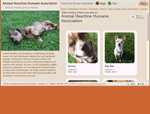 Tablet Screenshot of animalheartline.org